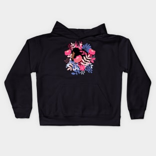 Emerging From the Flowers Kids Hoodie